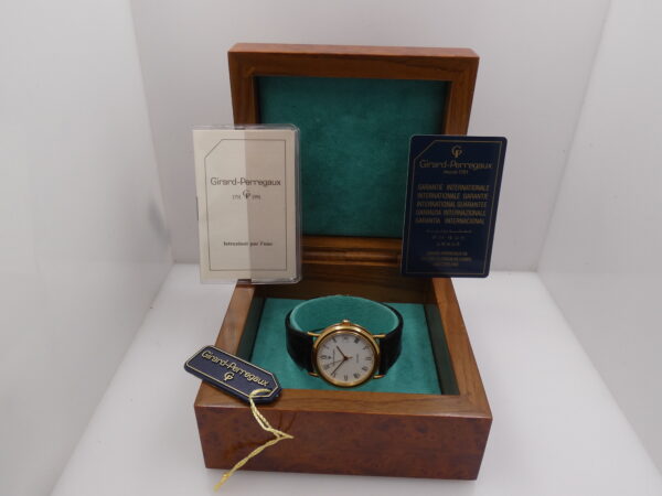 Girard Perregaux 30 Anni in Fiat 47990 PRIMA SERIE Oro Massiccio 18Kt N.O.S. BOX&PAPERS Automatico ANNO 1992 NEW OLD STOCK