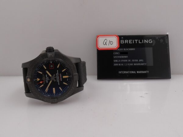 Breitling Avenger Blackbird 44 V17311 WITH PAPERS & C.O.S.C. Anno 2019 Automatico Titanio & Black DLC