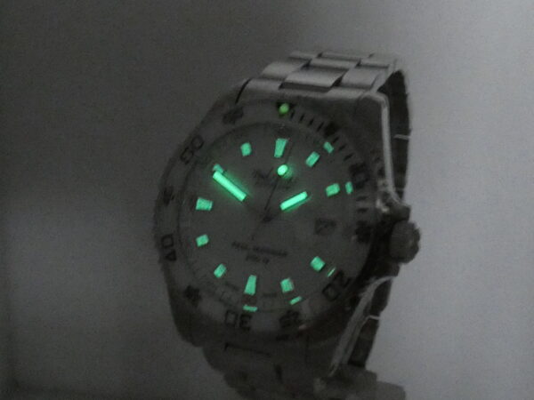 Paul Picot Paul Mariner III 4352SG BOX&PAPERS TAG PRICE Anno 2020 White Ceramic Bezel Automatico Acciaio