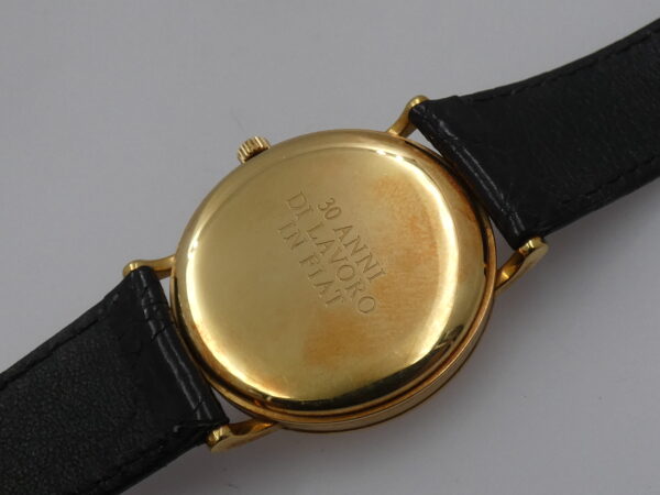 Girard Perregaux 30 Anni in Fiat 47990 PRIMA SERIE Oro Massiccio 18Kt N.O.S. BOX&PAPERS Automatico ANNO 1992 NEW OLD STOCK