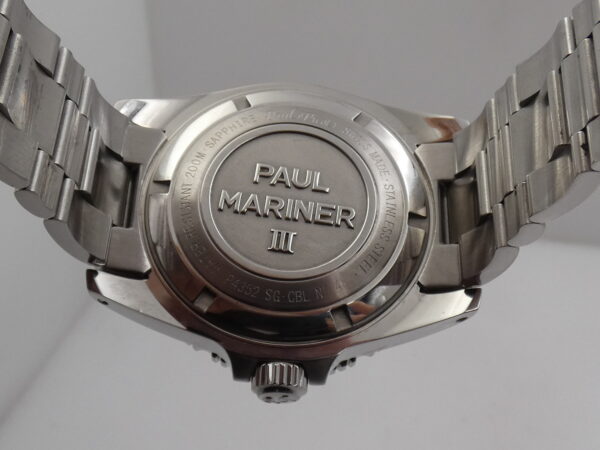 Paul Picot Paul Mariner III 4352SG BOX&PAPERS TAG PRICE Anno 2020 White Ceramic Bezel Automatico Acciaio