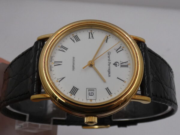 Girard Perregaux 30 Anni in Fiat 47990 PRIMA SERIE Oro Massiccio 18Kt N.O.S. BOX&PAPERS Automatico ANNO 1992 NEW OLD STOCK