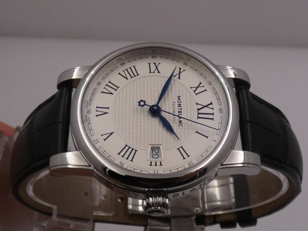 Montblanc Star Date Meisterstuck 107114 NEW BOX PAPERS & STICKERS Marzo 2026 Honey Comb Dial Automatico