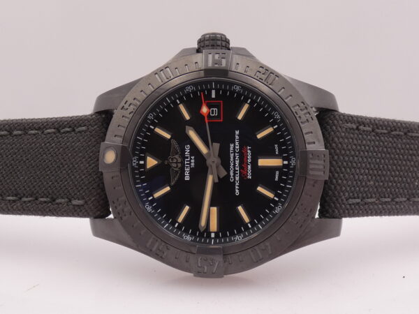 Breitling Avenger Blackbird 44 V17311 WITH PAPERS & C.O.S.C. Anno 2019 Automatico Titanio & Black DLC