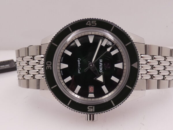 Rado HyperChrome Captain Cook VERDE NEW FULL SET Automatica Acciaio & Ceramica Hi-Tech Braccialato