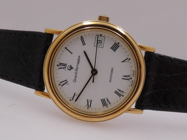 Girard Perregaux 30 Anni in Fiat 47990 PRIMA SERIE Oro Massiccio 18Kt N.O.S. BOX&PAPERS Automatico ANNO 1992 NEW OLD STOCK