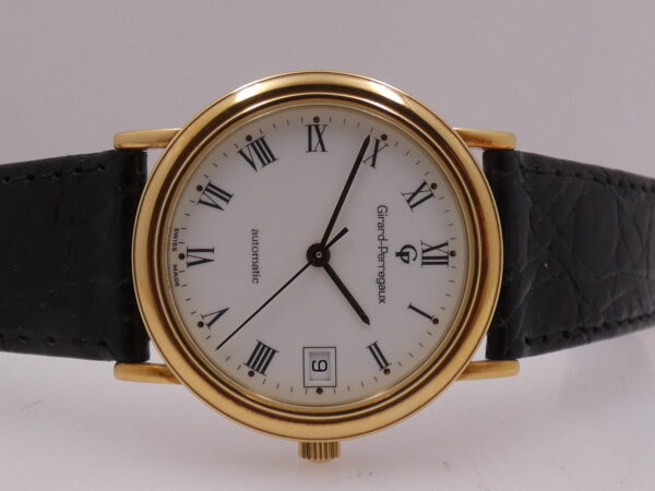 Girard Perregaux 30 Anni in Fiat 47990 PRIMA SERIE Oro Massiccio 18Kt N.O.S. BOX&PAPERS Automatico ANNO 1992 NEW OLD STOCK