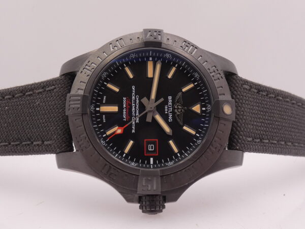 Breitling Avenger Blackbird 44 V17311 WITH PAPERS & C.O.S.C. Anno 2019 Automatico Titanio & Black DLC