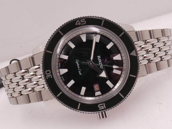 Rado HyperChrome Captain Cook VERDE NEW FULL SET Automatica Acciaio & Ceramica Hi-Tech Braccialato