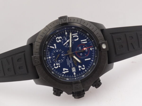 Cronografo Breitling Super Avenger Night Mission 48mm V13375 BOX&PAPERS Automatico Titanio & DLC