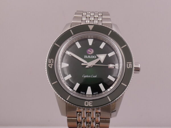 Rado HyperChrome Captain Cook VERDE NEW FULL SET Automatica Acciaio & Ceramica Hi-Tech Braccialato