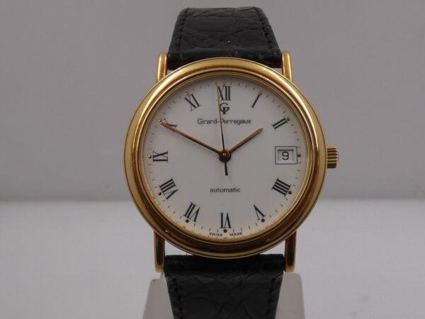 Girard Perregaux 30 Anni in Fiat 47990 PRIMA SERIE Oro Massiccio 18Kt N.O.S. BOX&PAPERS Automatico ANNO 1992 NEW OLD STOCK