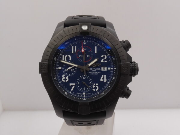Cronografo Breitling Super Avenger Night Mission 48mm V13375 BOX&PAPERS Automatico Titanio & DLC