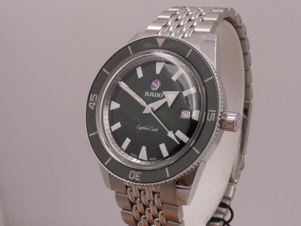 Rado HyperChrome Captain Cook VERDE NEW FULL SET Automatica Acciaio & Ceramica Hi-Tech Braccialato