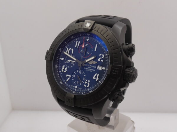 Cronografo Breitling Super Avenger Night Mission 48mm V13375 BOX&PAPERS Automatico Titanio & DLC
