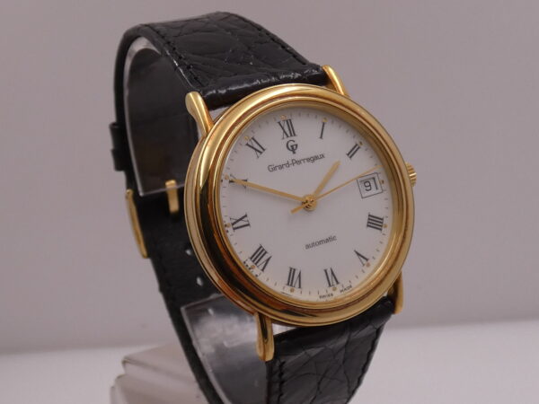 Girard Perregaux 30 Anni in Fiat 47990 PRIMA SERIE Oro Massiccio 18Kt N.O.S. BOX&PAPERS Automatico ANNO 1992 NEW OLD STOCK