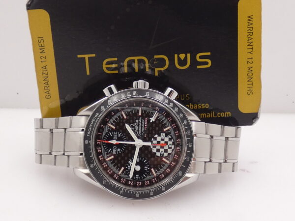 Cronografo Omega Speedmaster Day Date Racing Schumacher BOX&PAPERS Anno 2003 Automatico 3529.50.00 Acciaio LIMITED EDITION 5555 pcs Carbon Fibre Dial