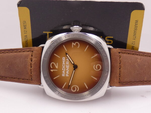 Panerai Radiomir 3 Days 47mm PAM00687 BOX&PAPERS Brown Sandwich Dial ANNO 2018 Limited Edition 1000pcs Carica Manuale Acciaio