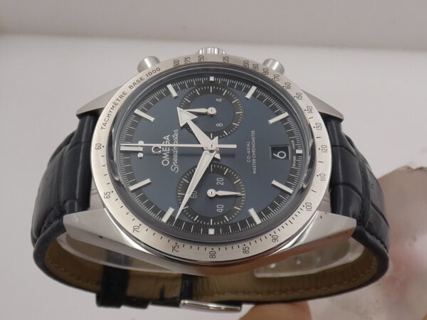 Cronografo Omega Speedmaster '57 Co-Axial  BOX PAPERS & METAS Anno 2019 Bue Soleil Dial Manuale Acciaio 332.12.41.51.03.001