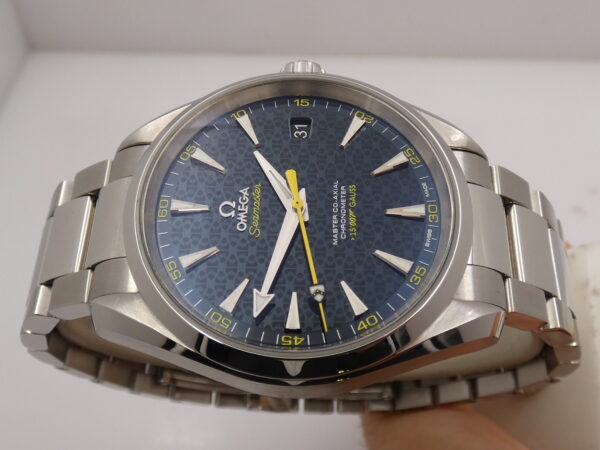 Omega Seamaster Aqua Terra Spectre James Bond 15007 GAUSS 41,5mm With PAPERS Anno 2020 Automatico EDIZIONE LIMITATA 15007pz Co-Axial Chronometer Acciaio