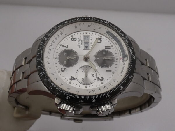 Cronografo Hamilton Khaki X-Wind Aviation Automatico 44mm H776260 Acciaio Braccialato ANNI '2000s