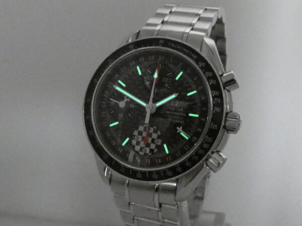 Cronografo Omega Speedmaster Day Date Racing Schumacher BOX&PAPERS Anno 2003 Automatico 3529.50.00 Acciaio LIMITED EDITION 5555 pcs Carbon Fibre Dial
