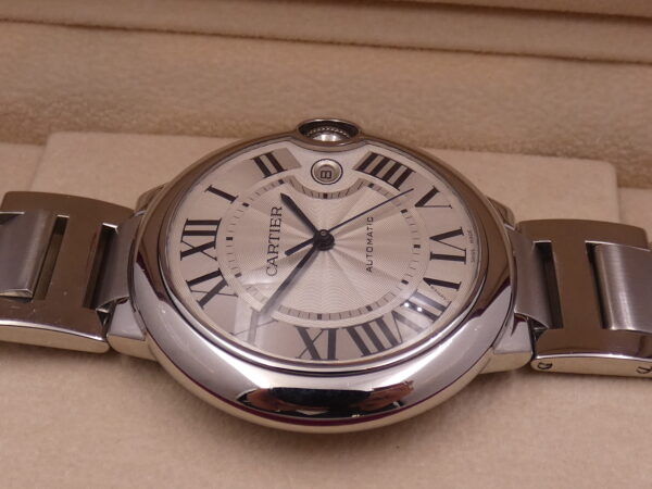 Cartier Ballon Bleu 42mm 3001 With PAPERS Anno 2014 Automatico Acciaio W69012Z4 Braccialato