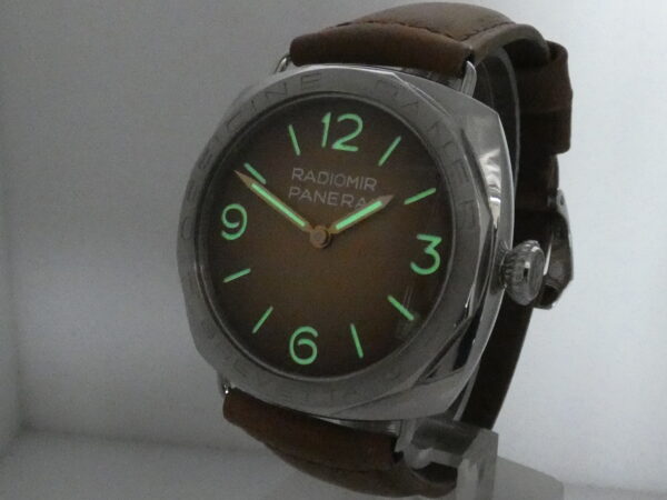 Panerai Radiomir 3 Days 47mm PAM00687 BOX&PAPERS Brown Sandwich Dial ANNO 2018 Limited Edition 1000pcs Carica Manuale Acciaio