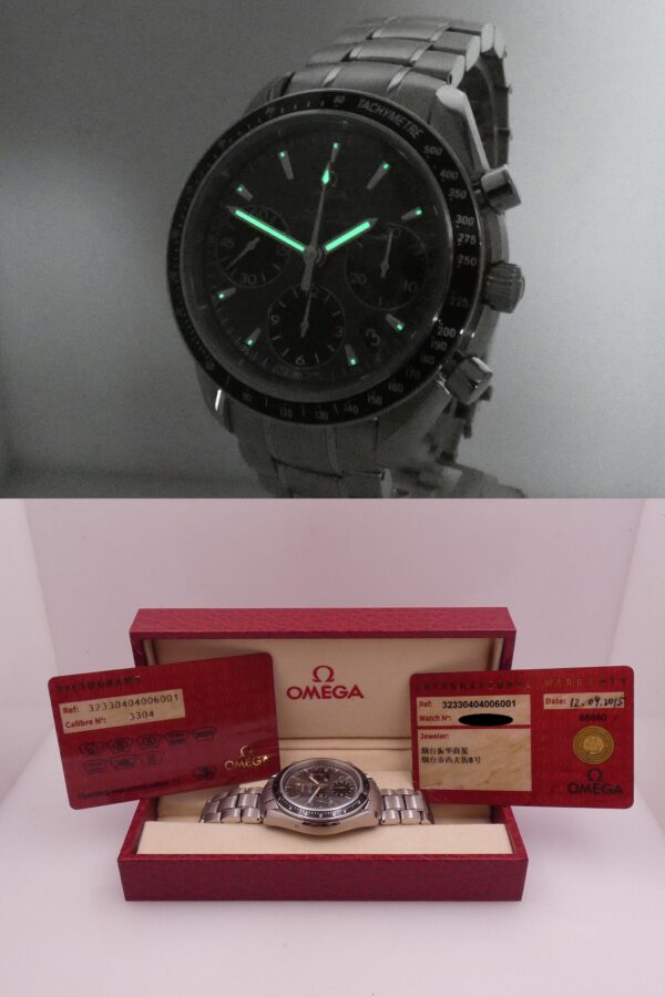 Cronografo Omega Speedmaster Date 40mm WITH PAPERS Anno 2015 GREY DIAL Automatico Acciaio