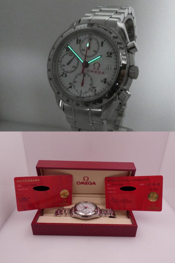 Cronografo Omega Speedmaster Date Olympic WITH PAPERS Anno 2011 Automatico Acciaio Braccialato