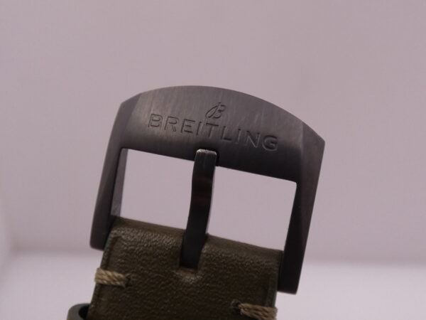 Breitling Aviator 8 Curtiss Warhawk 41 M17315 GREEN DIAL With PAPERS LIKE NEW Automatico Acciaio Black DLC