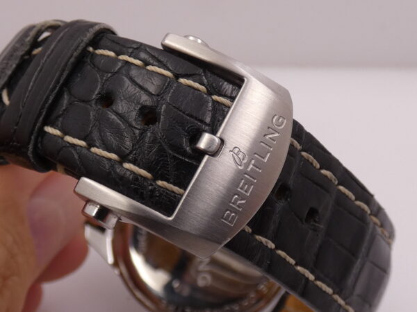 Breitling Premier Automatic 40 Small Second A37340 BOX&PAPERS Blue Dial Chronometer Acciaio