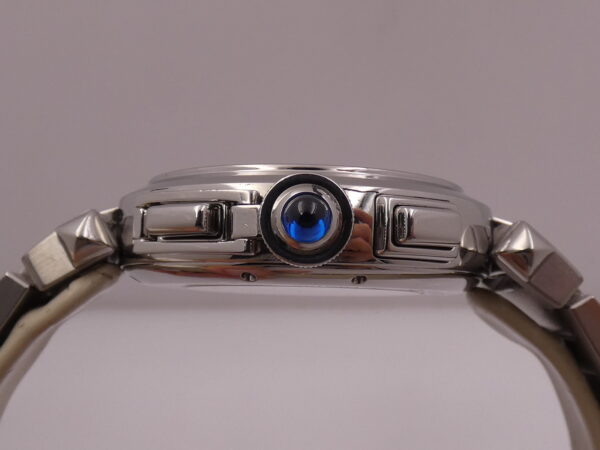 Cronografo Cartier Pasha 2860 42mm BOX&PAPERS Anno 2007 Automatico Acciaio Braccialato W31085M7