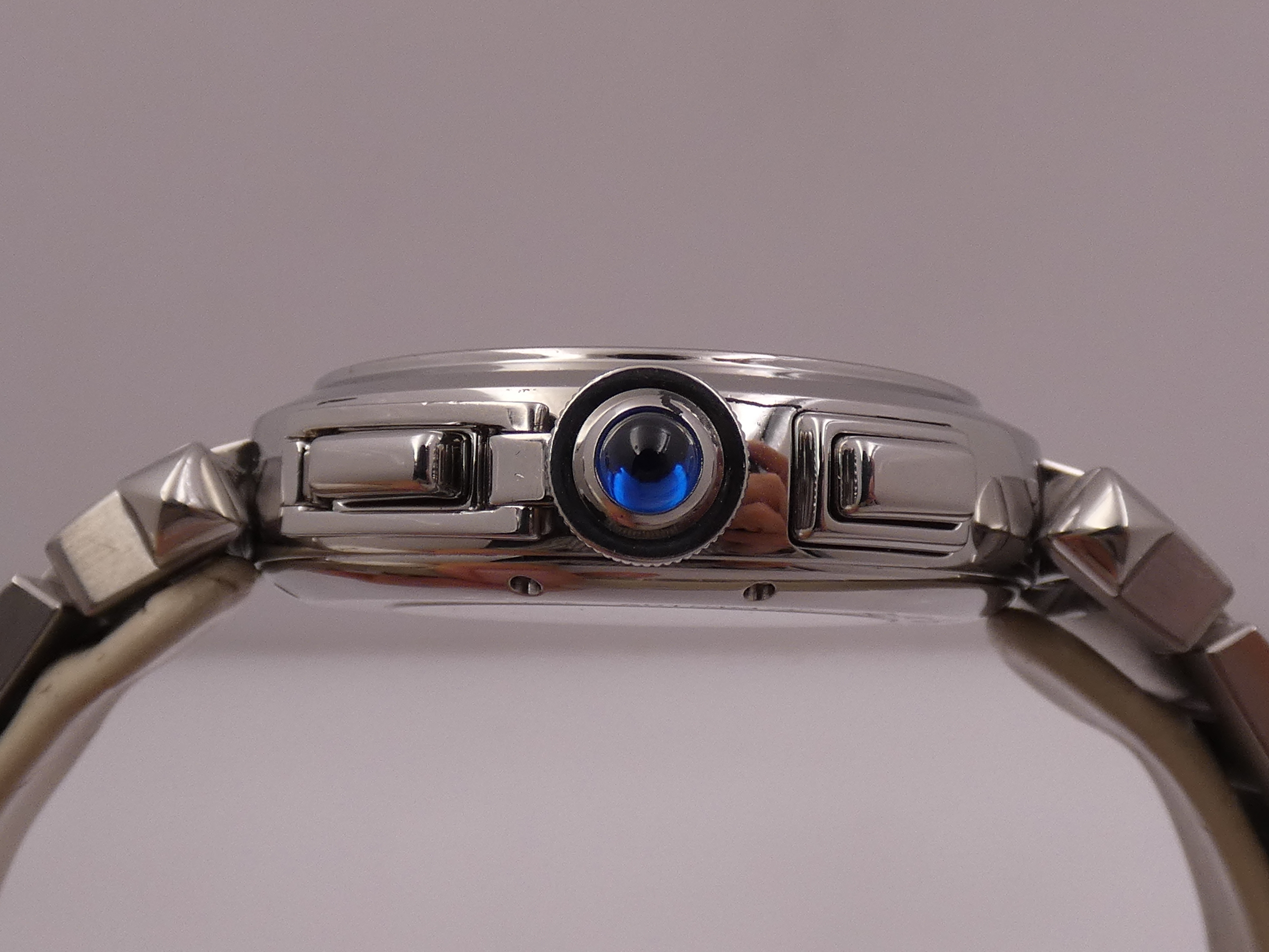 Cronografo Cartier Pasha 2860 42mm BOX&PAPERS Anno 2007 Automatico Acciaio Braccialato W31085M7 - immagine 15