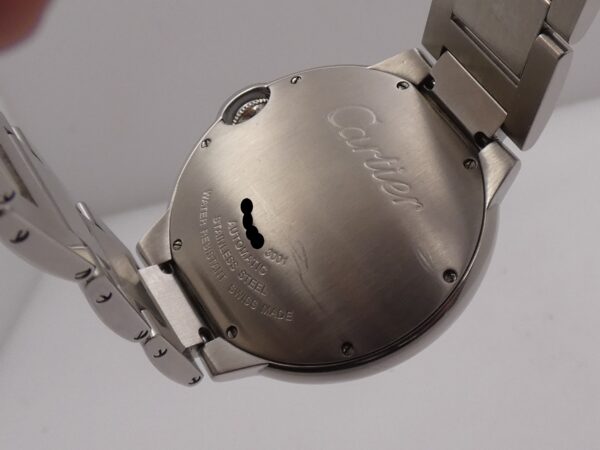 Cartier Ballon Bleu 42mm 3001 With PAPERS Anno 2014 Automatico Acciaio W69012Z4 Braccialato