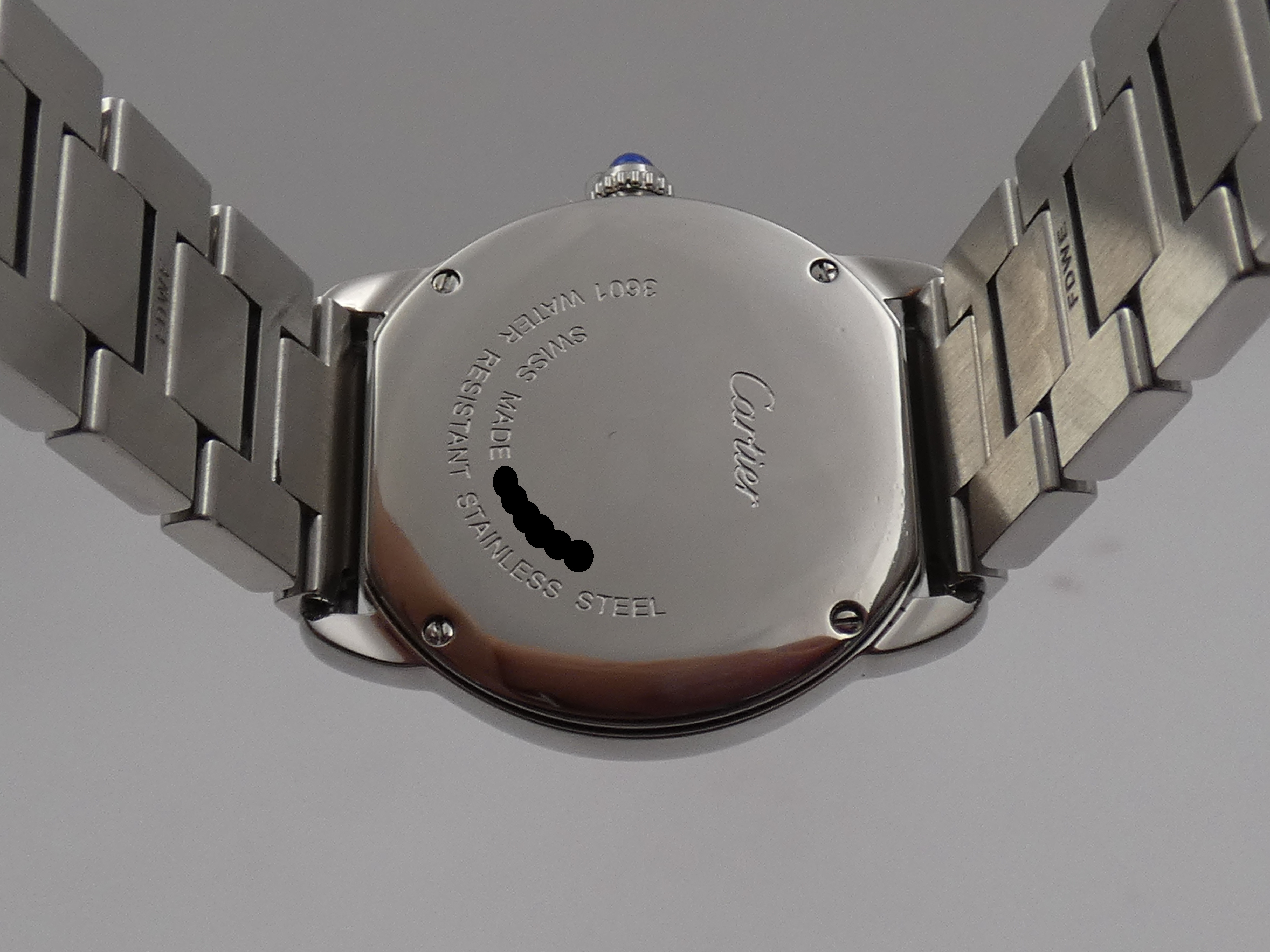 Cartier Ronde Solo de Cartier Lady 29mm 3601 - W6701004 With PAPERS ANNO 2017 Acciaio Braccialato - immagine 17