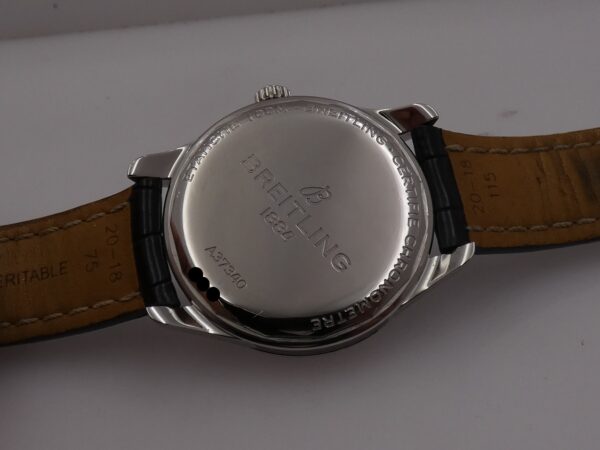Breitling Premier Automatic 40 Small Second A37340 BOX&PAPERS Blue Dial Chronometer Acciaio