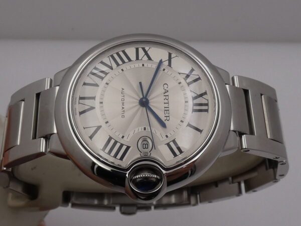 Cartier Ballon Bleu 42mm 3001 With PAPERS Anno 2014 Automatico Acciaio W69012Z4 Braccialato