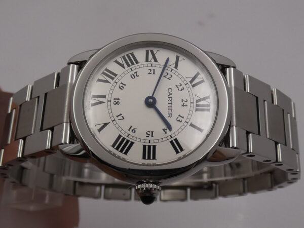 Cartier Ronde Solo de Cartier Lady 29mm 3601 - W6701004 With PAPERS ANNO 2017 Acciaio Braccialato