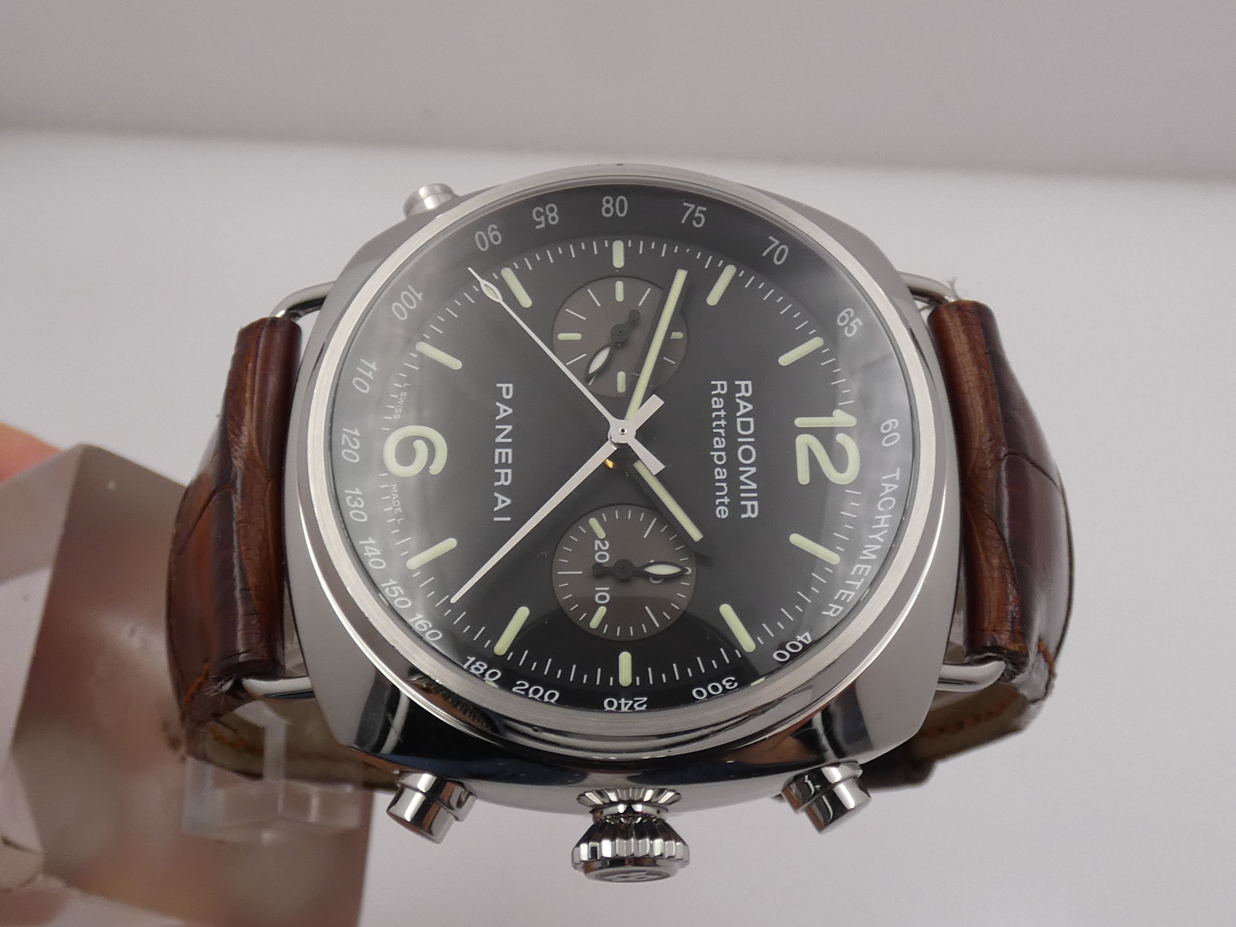 Cronografo Panerai Radiomir Rattrapante PAM00214 BOX&PAPERS Anno 2017 Automatico Acciaio OP6642 Limited Edition 1000pz Al Mondo - immagine 3