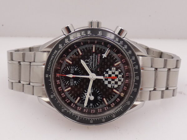 Cronografo Omega Speedmaster Day Date Racing Schumacher BOX&PAPERS Anno 2003 Automatico 3529.50.00 Acciaio LIMITED EDITION 5555 pcs Carbon Fibre Dial