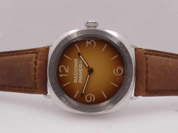 Panerai Radiomir 3 Days 47mm PAM00687 BOX&PAPERS Brown Sandwich Dial ANNO 2018 Limited Edition 1000pcs Carica Manuale Acciaio
