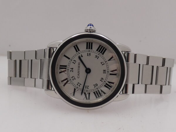 Cartier Ronde Solo de Cartier Lady 29mm 3601 - W6701004 With PAPERS ANNO 2017 Acciaio Braccialato