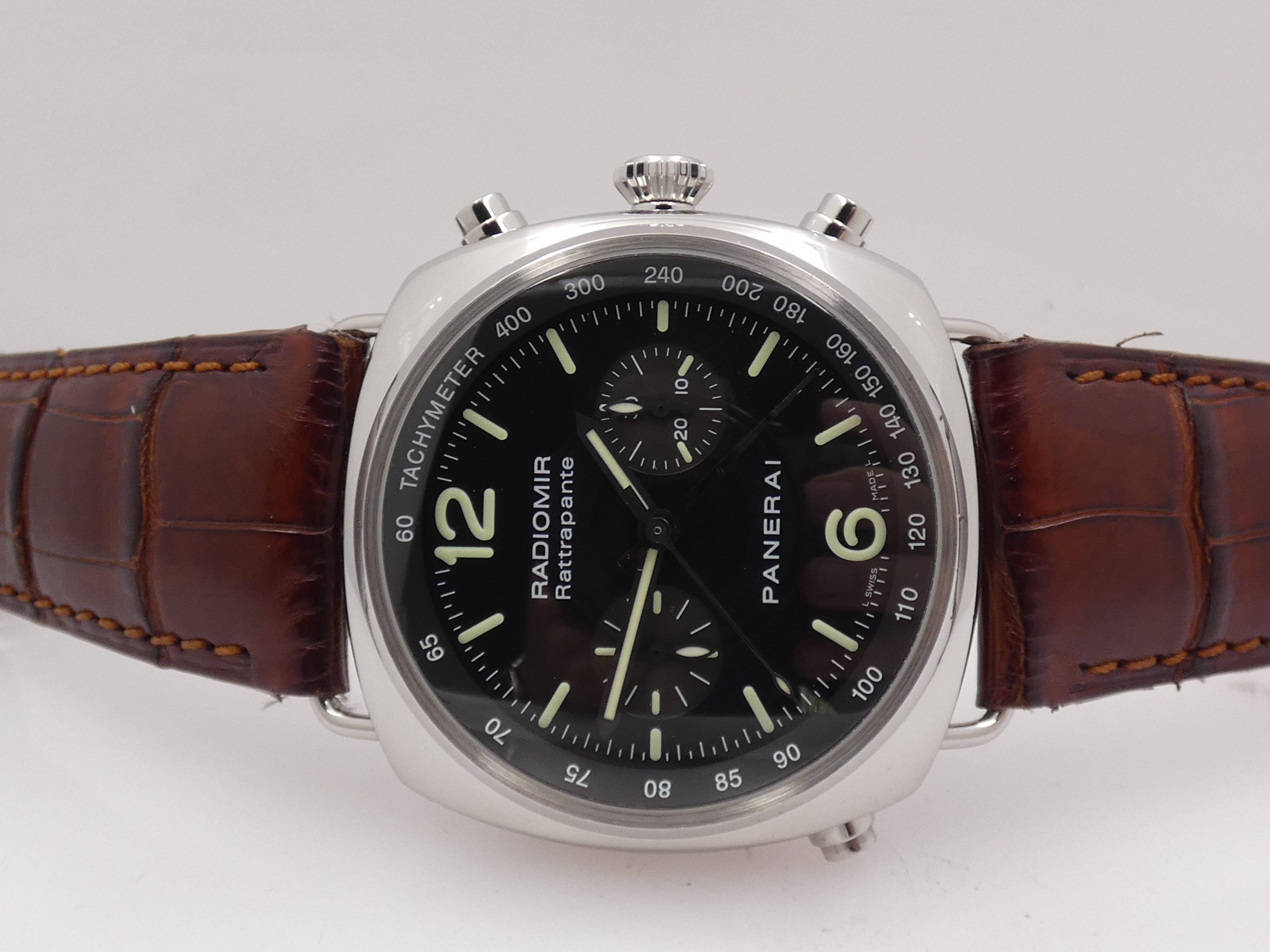 Cronografo Panerai Radiomir Rattrapante PAM00214 BOX&PAPERS Anno 2017 Automatico Acciaio OP6642 Limited Edition 1000pz Al Mondo - immagine 4