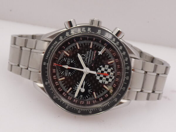 Cronografo Omega Speedmaster Day Date Racing Schumacher BOX&PAPERS Anno 2003 Automatico 3529.50.00 Acciaio LIMITED EDITION 5555 pcs Carbon Fibre Dial