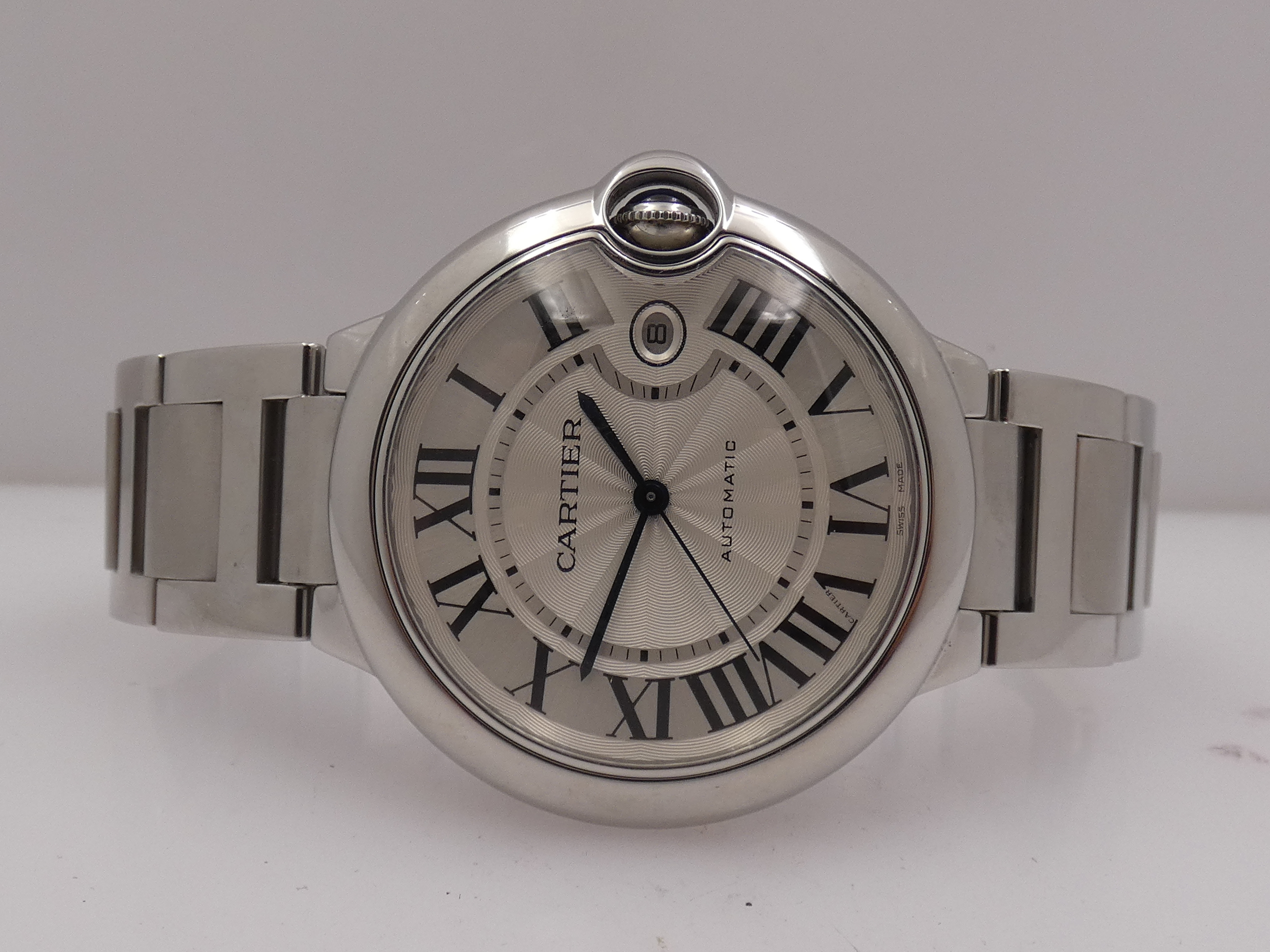 Cartier Ballon Bleu 42mm 3001 With PAPERS Anno 2014 Automatico Acciaio W69012Z4 Braccialato - immagine 5