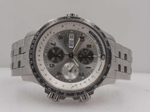 Cronografo Hamilton Khaki X-Wind Aviation Automatico 44mm H776260 Acciaio Braccialato ANNI '2000s