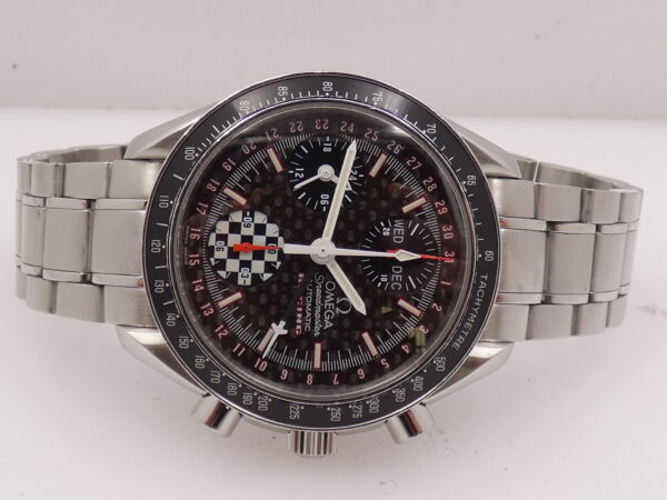Cronografo Omega Speedmaster Day Date Racing Schumacher BOX&PAPERS Anno 2003 Automatico 3529.50.00 Acciaio LIMITED EDITION 5555 pcs Carbon Fibre Dial
