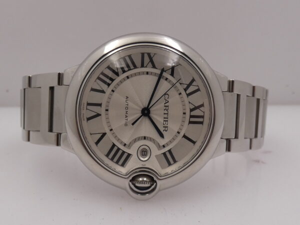 Cartier Ballon Bleu 42mm 3001 With PAPERS Anno 2014 Automatico Acciaio W69012Z4 Braccialato