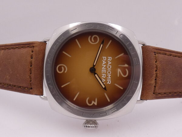 Panerai Radiomir 3 Days 47mm PAM00687 BOX&PAPERS Brown Sandwich Dial ANNO 2018 Limited Edition 1000pcs Carica Manuale Acciaio